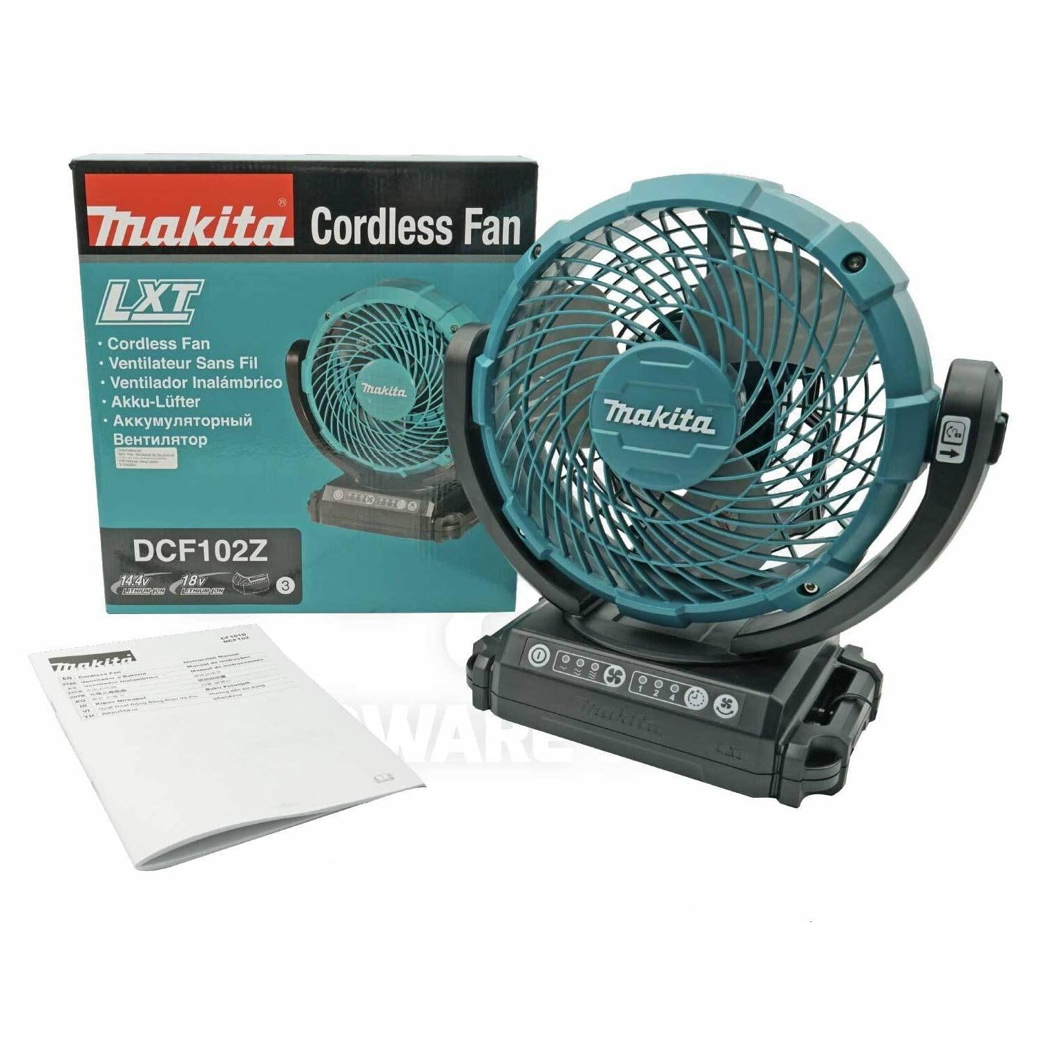 Buy Makita 18v Cordless Fan DCF102Z LXT Li-ion from Power Tool Services - Image 1 | Best Price