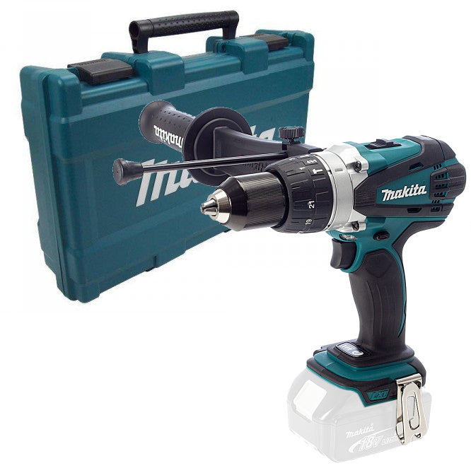 Buy Makita 18v Cordless Impact Driver Drill DHP458ZK Solo from Power Tool Services - Image 1 | Best Price