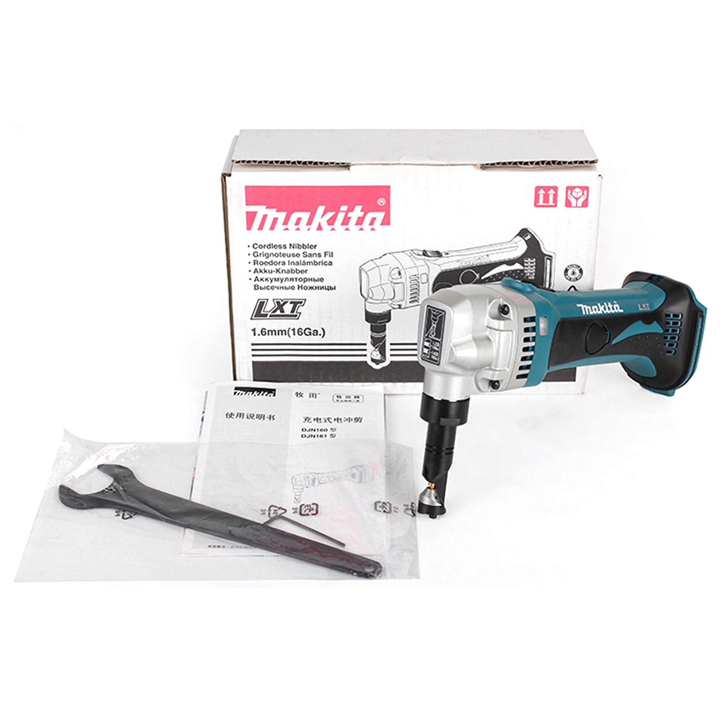 Buy Makita 18v Cordless Nibbler DJN161 Solo from Power Tool Services - Image 1 | Best Price