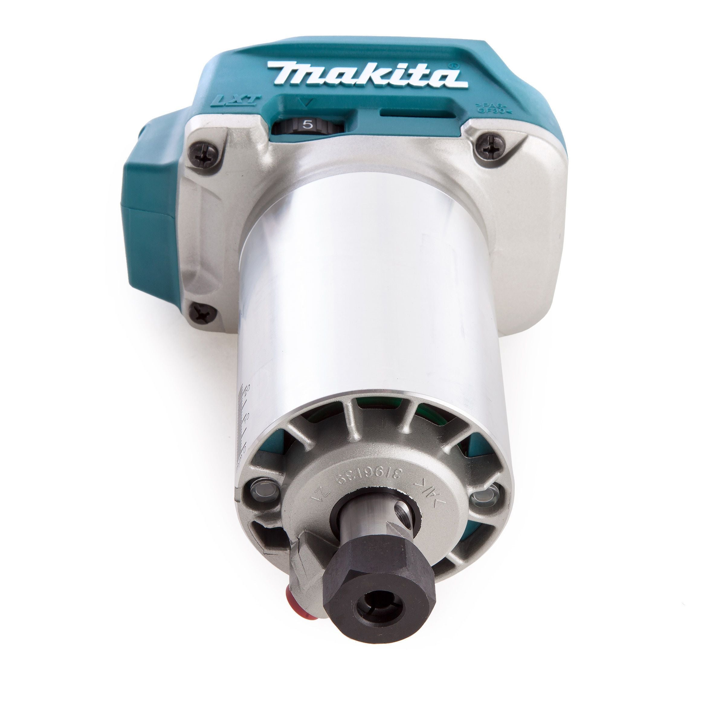 Buy Makita 18v Cordless Router Laminate Trimmer Kit DRT50ZJX2 Solo from Power Tool Services - Image 7 | Best Price