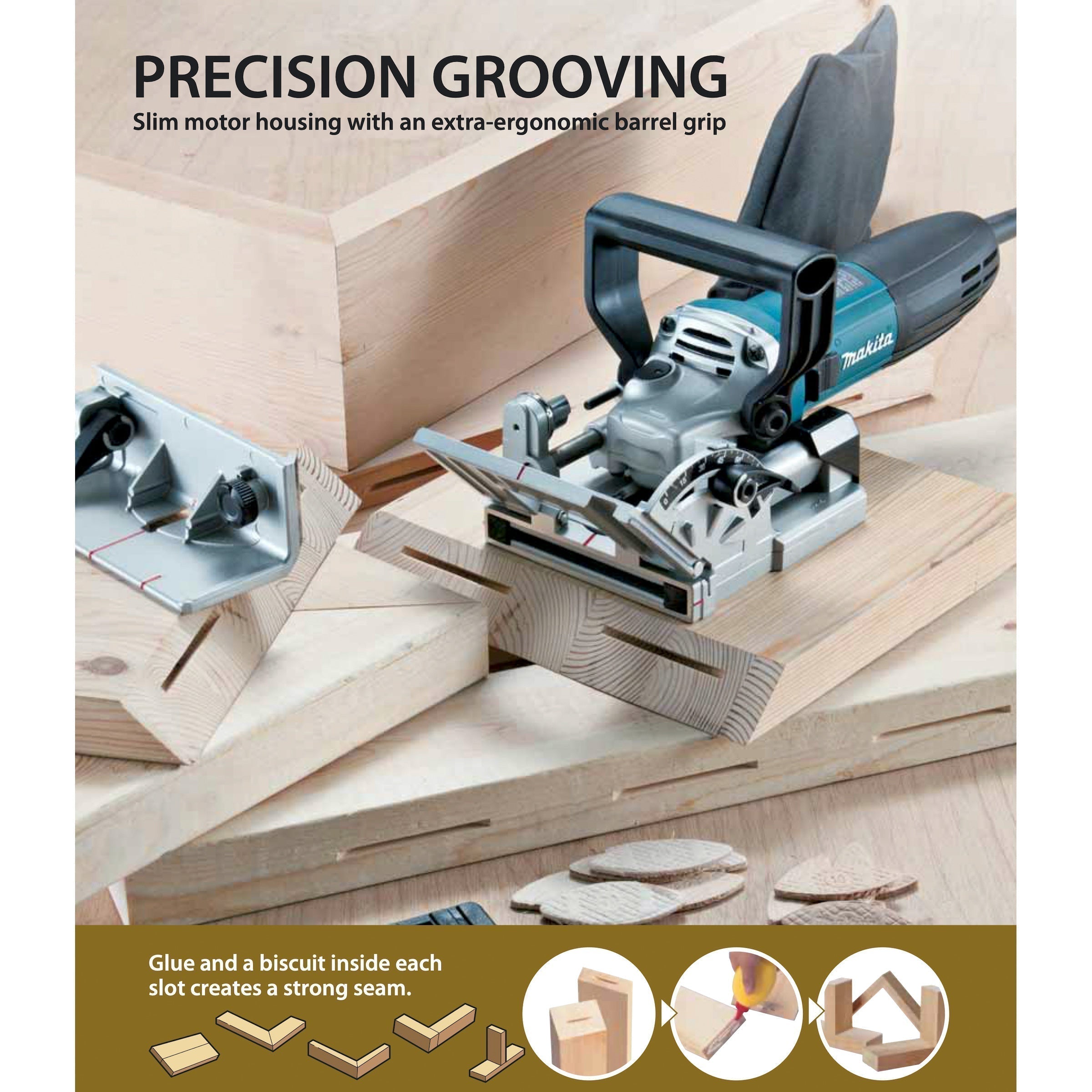Buy Makita Biscuit Joiner PJ7000 from Power Tool Services - Image 3 | Best Price