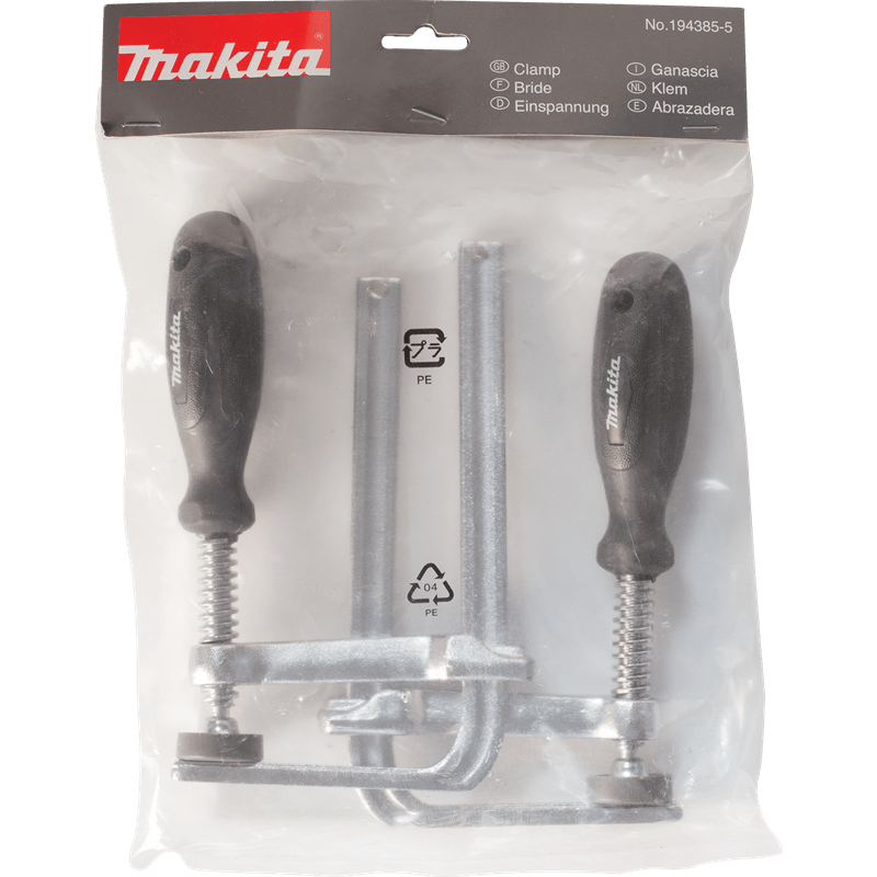 Buy Makita Guide Rail Clamp Set for Rail Saws 194385-5 from Power Tool Services - Image 1 | Best Price