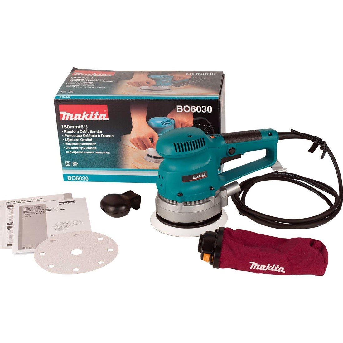Buy Makita Random Orbital Sander BO6030 from Power Tool Services - Image 1 | Best Price