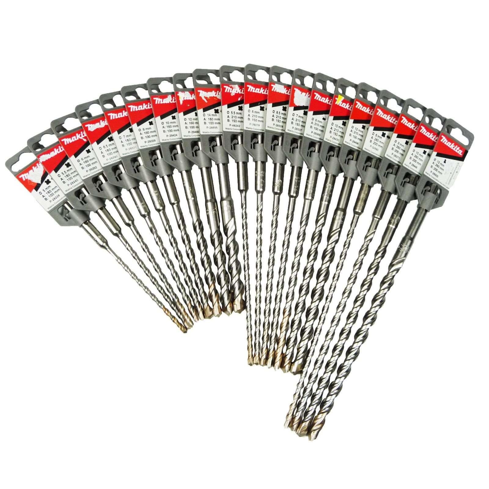 Makita Rotary Hammer Drill Bits With Sds Plus Shank