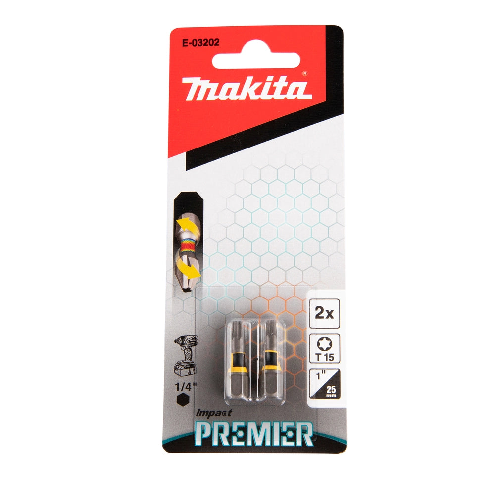 Makita Torsion Control Bit Torx 15 x 25 E-03202 Power Tool Services