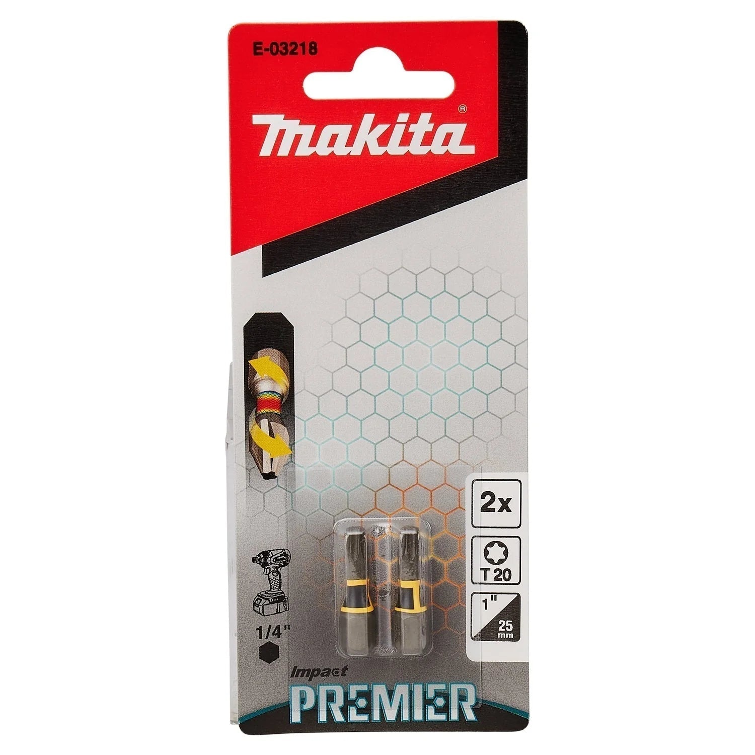 Makita Torsion Control Bit Torx 20 x 25 E-03218 Power Tool Services