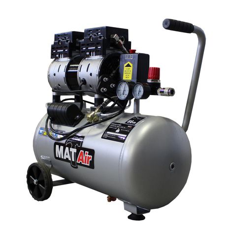 Buy MatAir Oil Less Silent Compressor 24l AIR3000 from Power Tool Services - Image 1 | Best Price