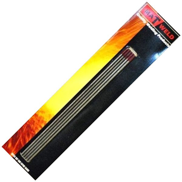 Buy Matweld Rods Tungs 2%Th 2.4 Red P/5 | MAT4405P from Power Tool Services - Image 1 | Best Price