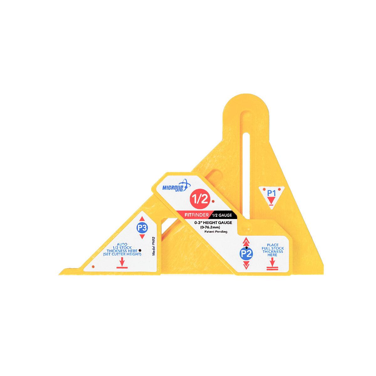 Buy Microjig FITFINDER 1/2 Gauge FN12 from Power Tool Services - Image 1 | Best Price