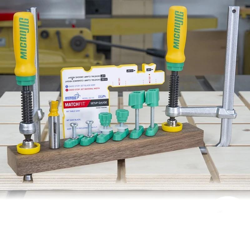 Buy Microjig Matchfit Dovetail Clamp Pro Set DVC-1177K2 from Power Tool Services - Image 2 | Best Price