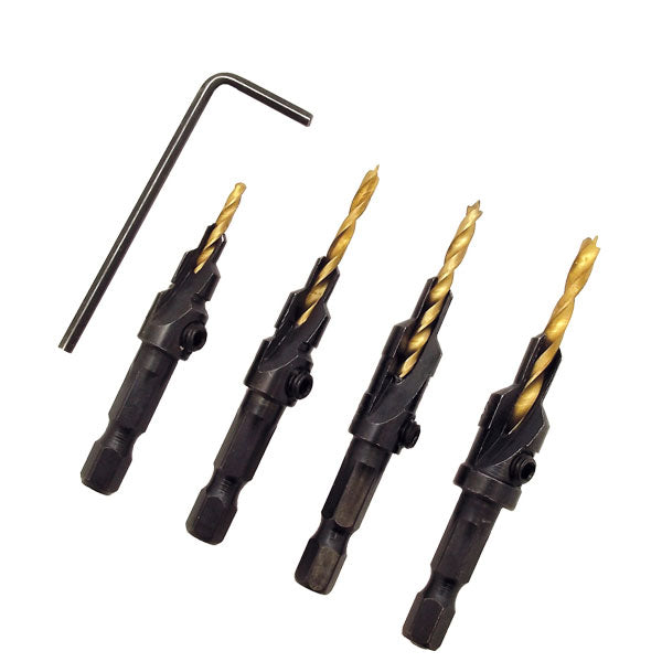 Buy MilesCraft 4 Piece Counter Bit Set from Power Tool Services - Image 2 | Best Price