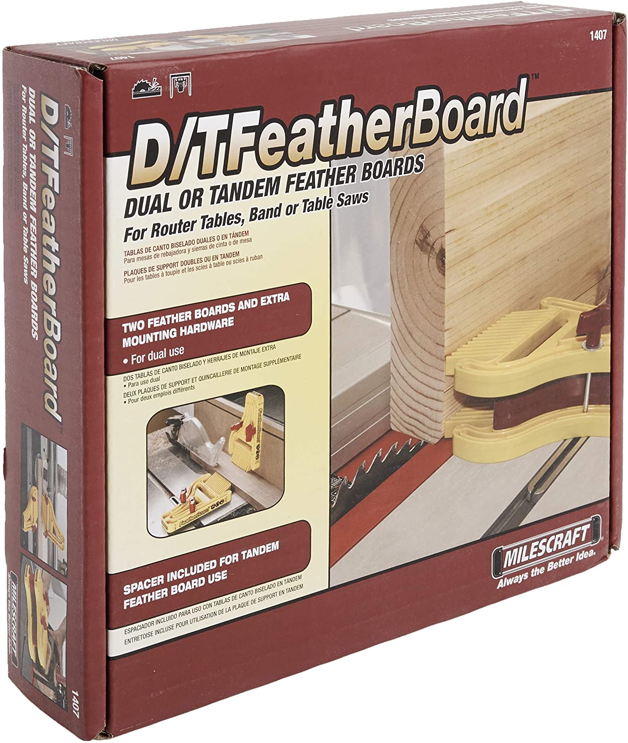 Buy MilesCraft D/T Featherboard 1407 from Power Tool Services - Image 1 | Best Price