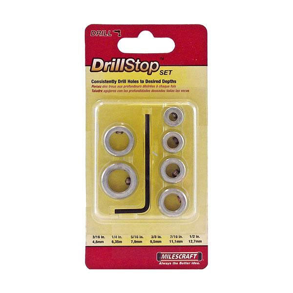 Buy Milescraft 7 Piece Imperial Drill Stop Set 5342 from Power Tool Services - Image 1 | Best Price