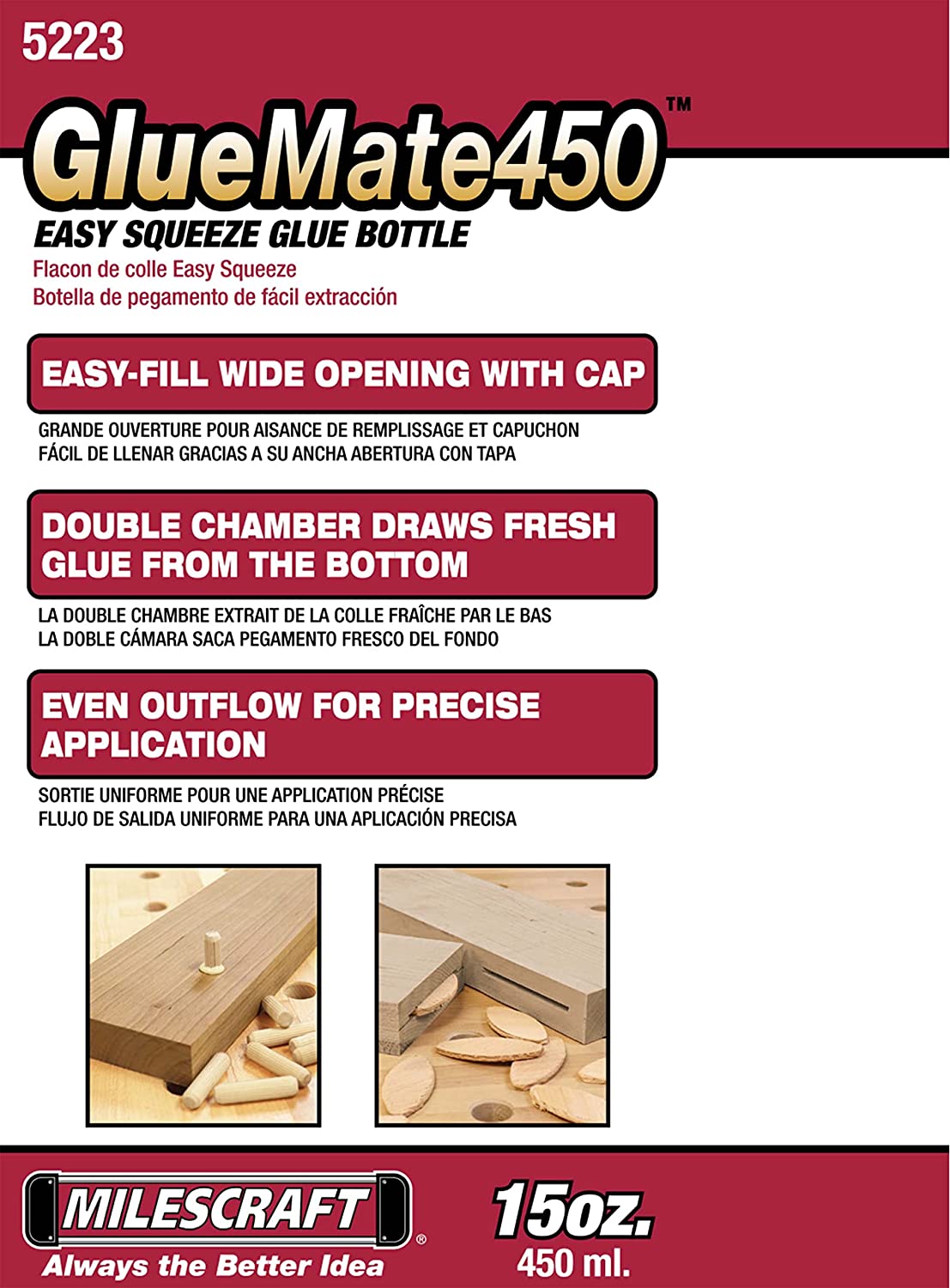 Buy Milescraft Gluemate 450ml 5223 from Power Tool Services - Image 2 | Best Price