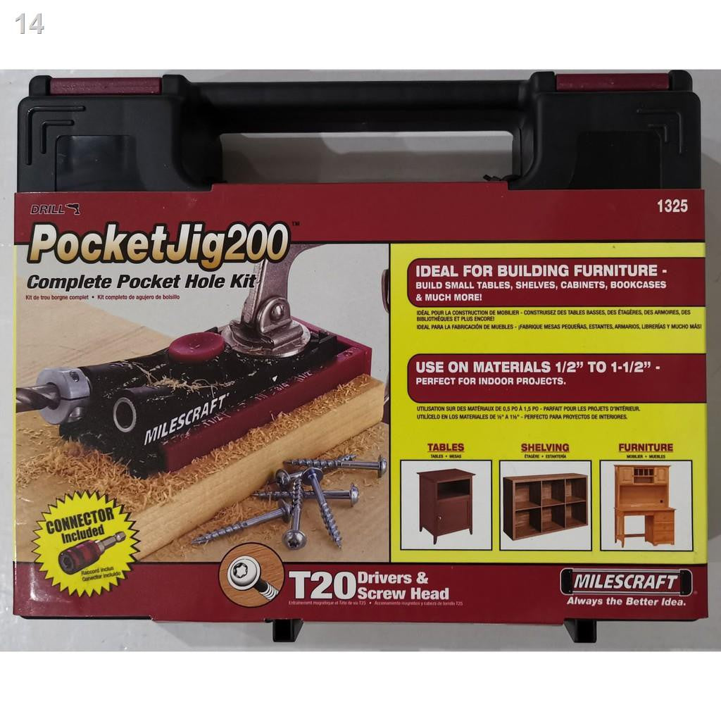 Buy Milescraft Pocket Jig 200 Pocket Hole Jig Kit 1325 from Power Tool Services - Image 1 | Best Price