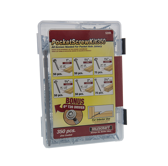 Milescraft | Pocket Screw Kit 350
