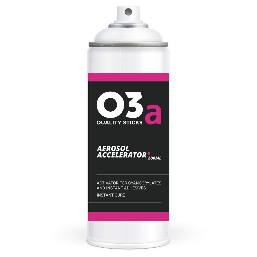 Buy O3a Aerosol Accelerator, for CA Adhesive, 200ml from Power Tool Services - Image 2 | Best Price