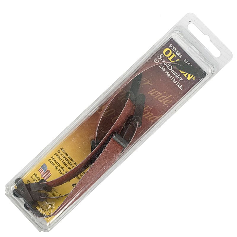 Olson Scroll Saw Sander 5' 125mm X 1/2' 80g Plain End 4pc SSB92508BL Power Tool Services