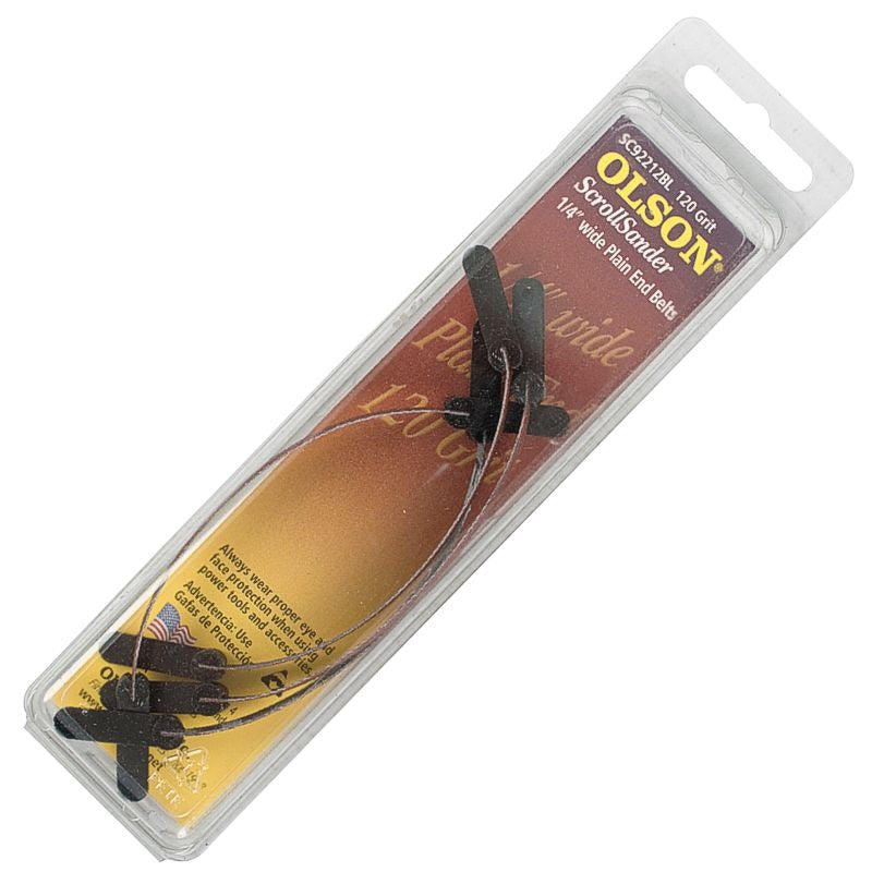 Olson Scroll Saw Sander 5' 125mm X 1/4' 120g Plain End 4pc SSB92212BL Power Tool Services