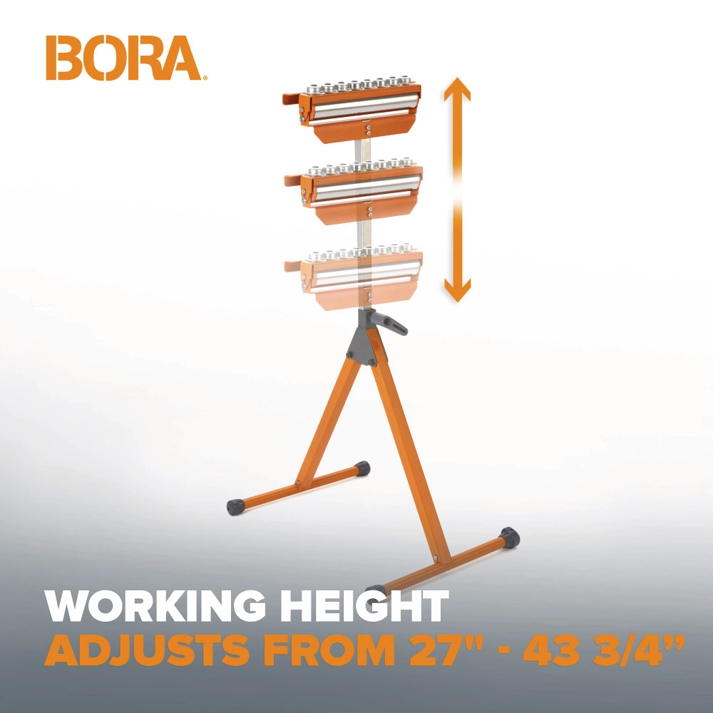 BORA A-frame Pedestal Roller Stand | PM-5093 4 - Power Tool Services
