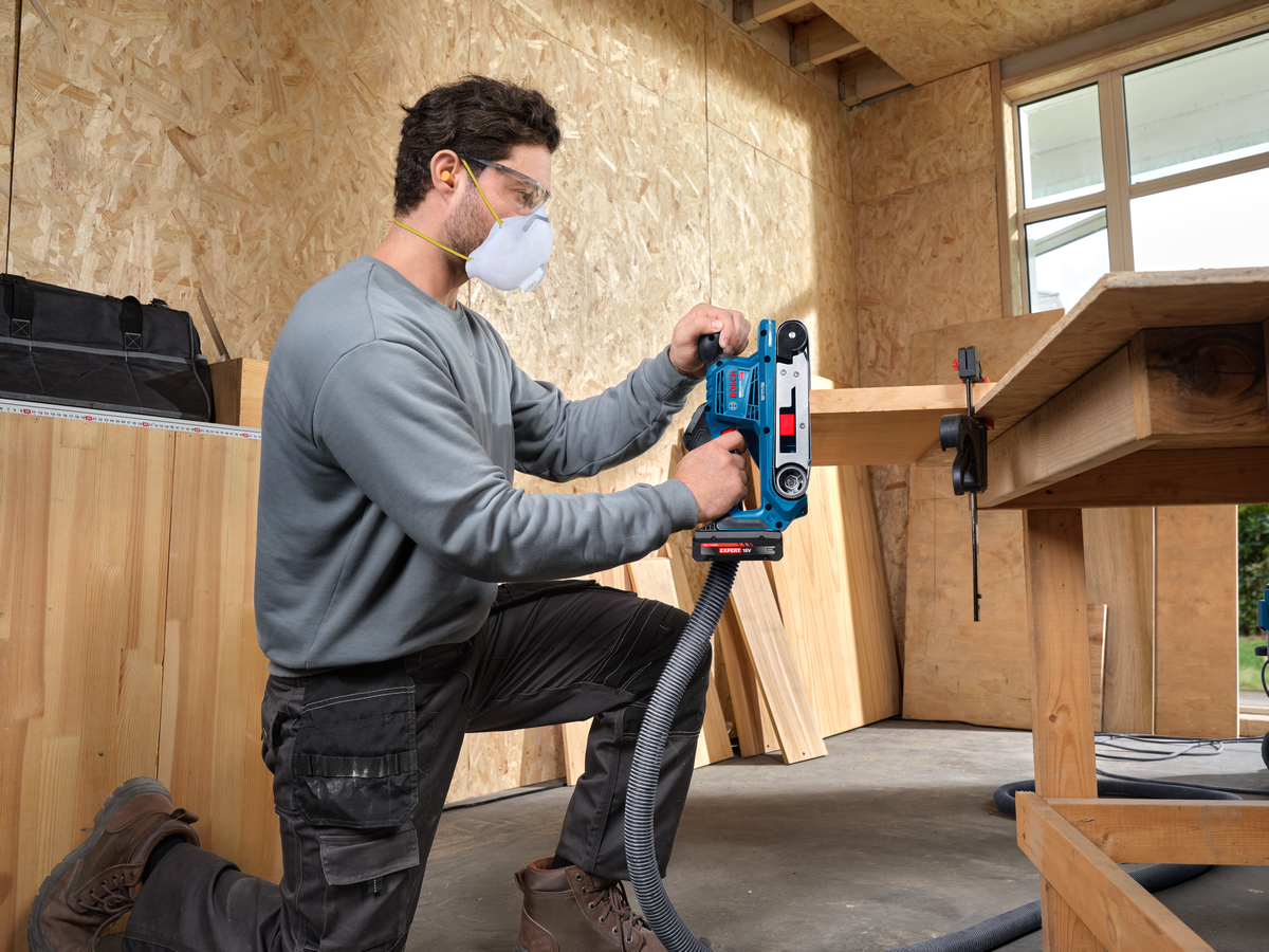 Bosch Professional Cordless Belt Sander GBS 18V-75 06012C2080 - Power Tool Services