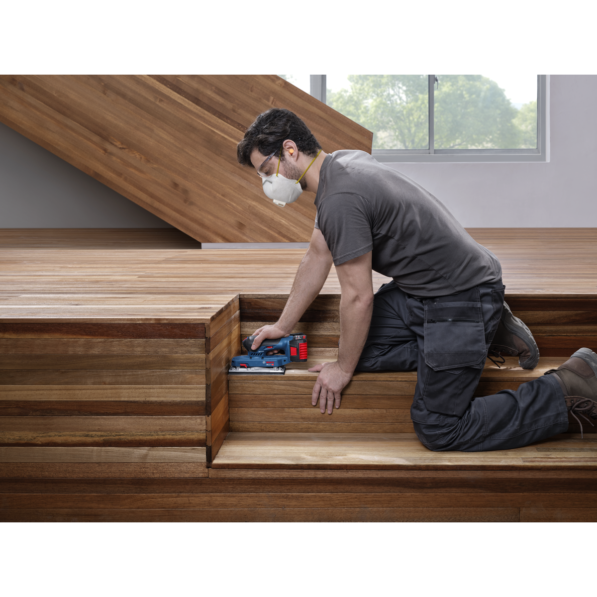 Bosch Professional Orbital Sander GSS 18V-18 06019R7000 10 - Power Tool Services