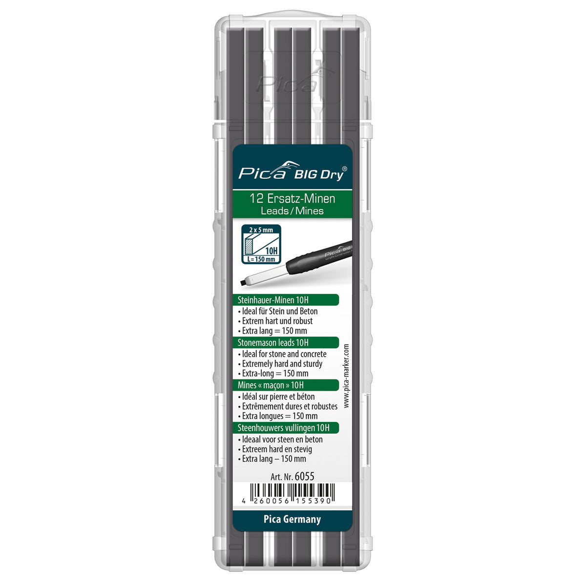 Buy Pica Big Dry Construction Marker Refills 10H 12 Pack from Power Tool Services - Image 1 | Best Price