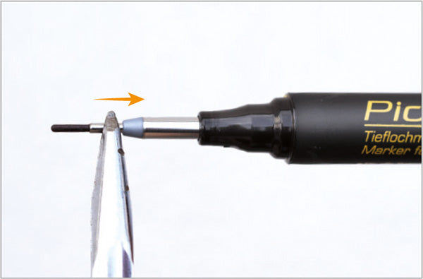 Pica Ink Deep Hole Marker PICA150/40 Red Power Tool Services