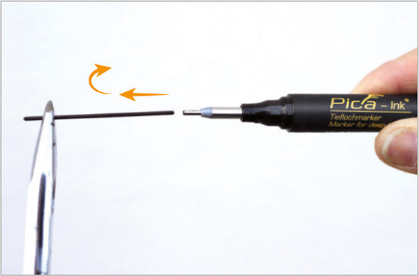 Pica Ink Deep Hole Marker PICA150/40 Red Power Tool Services