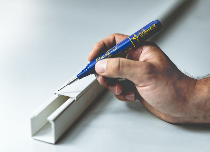 Pica Ink Deep Hole Marker PICA150/41 Blue Power Tool Services