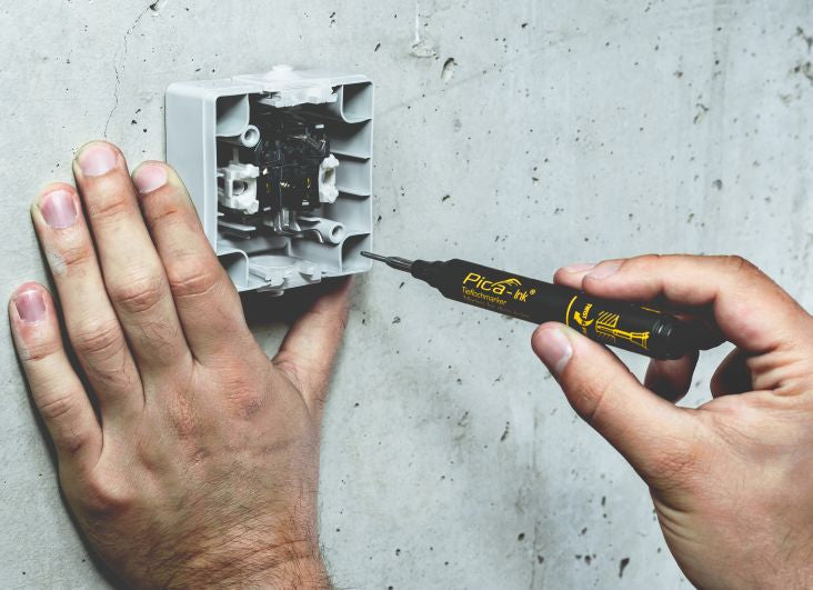 Pica Ink Deep Hole Marker PICA150/46 Black Power Tool Services