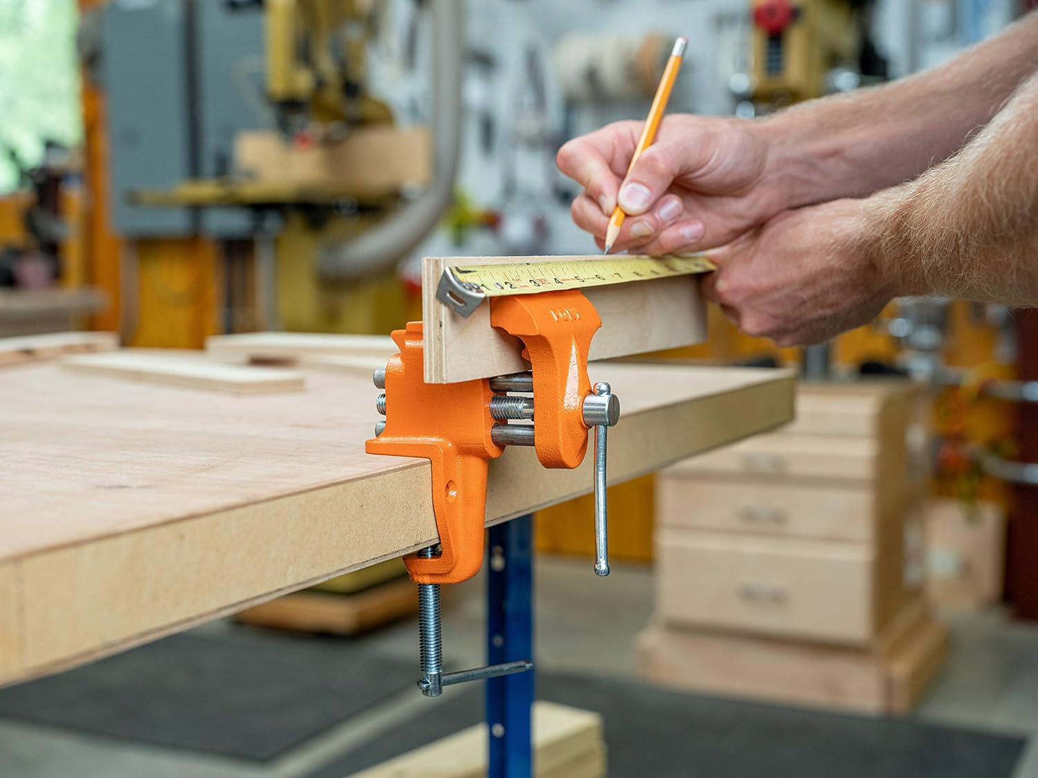 Buy Pony 2 1/2 63mm Light-Duty Clamp-On Vise AC13025 from Power Tool Services - Image 9 | Best Price