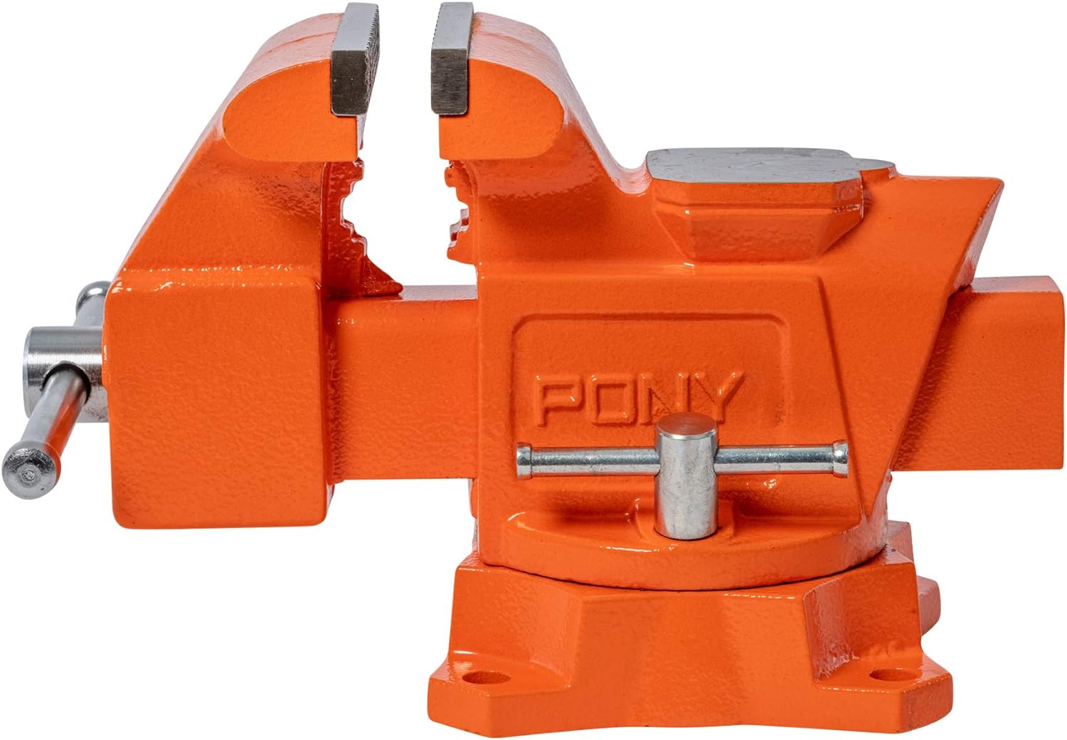Buy Pony 4' Heavy-Duty Workshop Bench Vise Swivel Base from Power Tool Services - Image 3 | Best Price