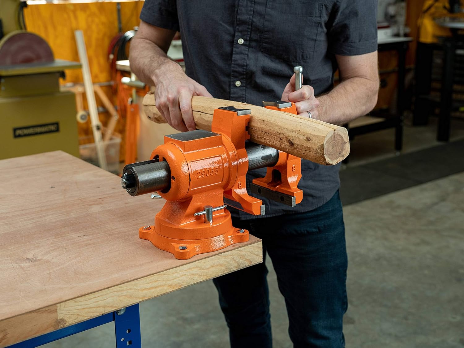 Buy Pony 5' Multi-Purpose Vise Swivel Base AC29055 from Power Tool Services - Image 6 | Best Price