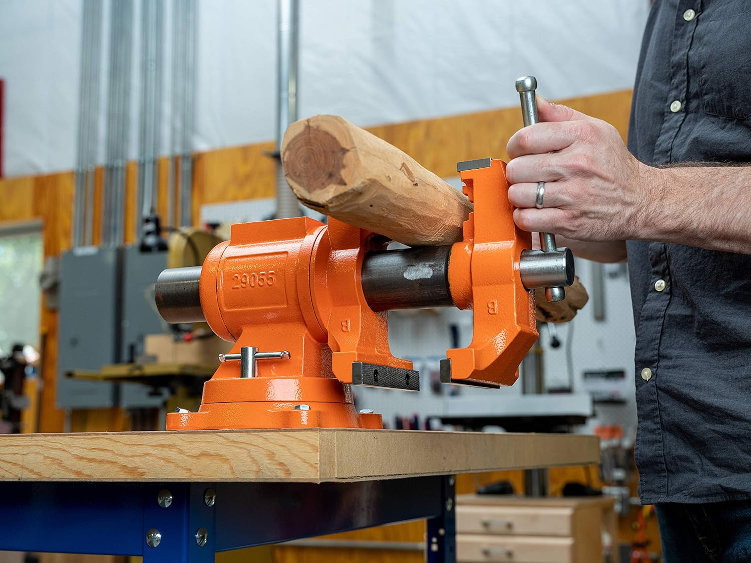 Buy Pony 5' Multi-Purpose Vise Swivel Base AC29055 from Power Tool Services - Image 7 | Best Price