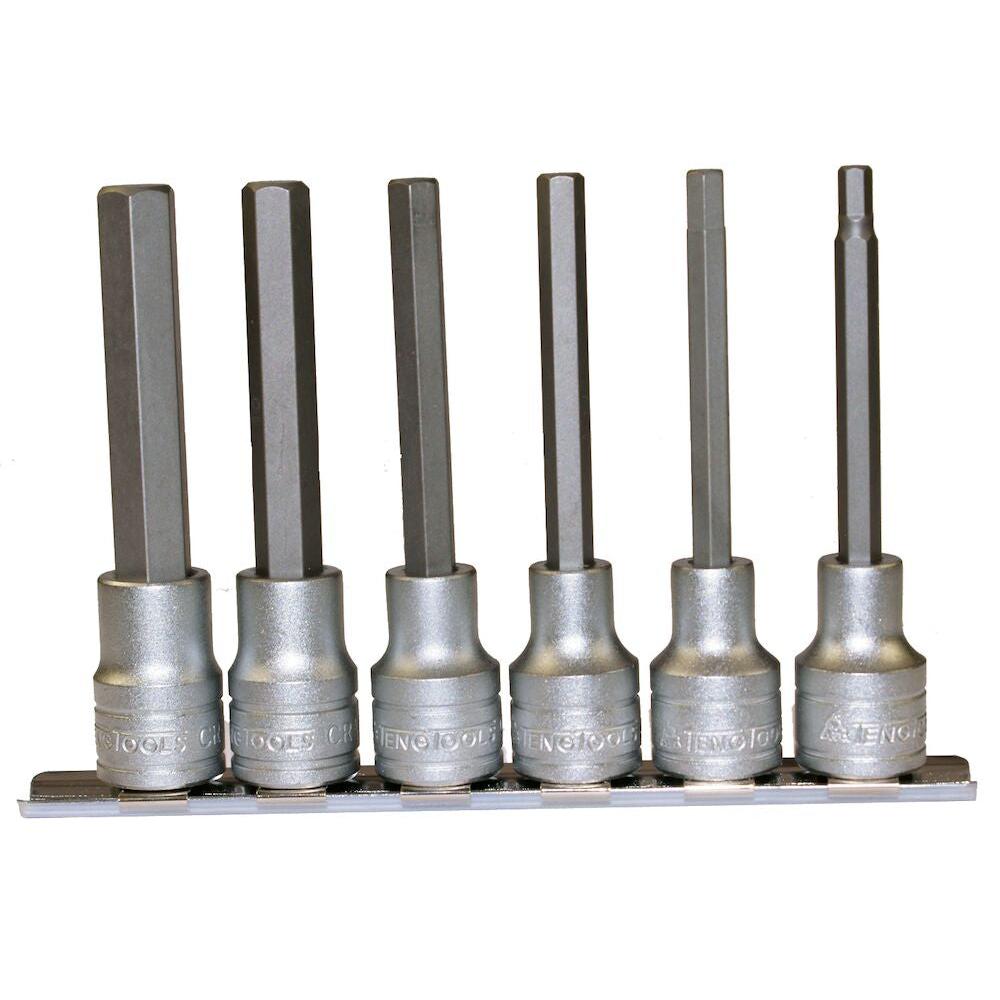 Buy Teng Tools 6PC 1/2" Drive Long Hex Socket Set from Power Tool Services - Image 1 | Best Price