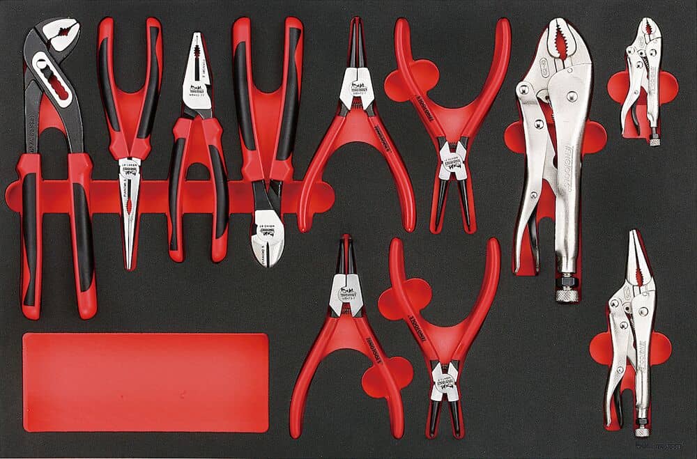 Buy Teng Tools 11PC Plier And Vice Grip Set in EVA from Power Tool Services - Image 1 | Best Price