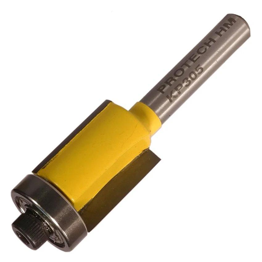 Buy Pro-Tech Trim Bit 16Mm X 20Mm With Bottom Bearing 1/4` Shank KP305 from Power Tool Services - Image 1 | Best Price