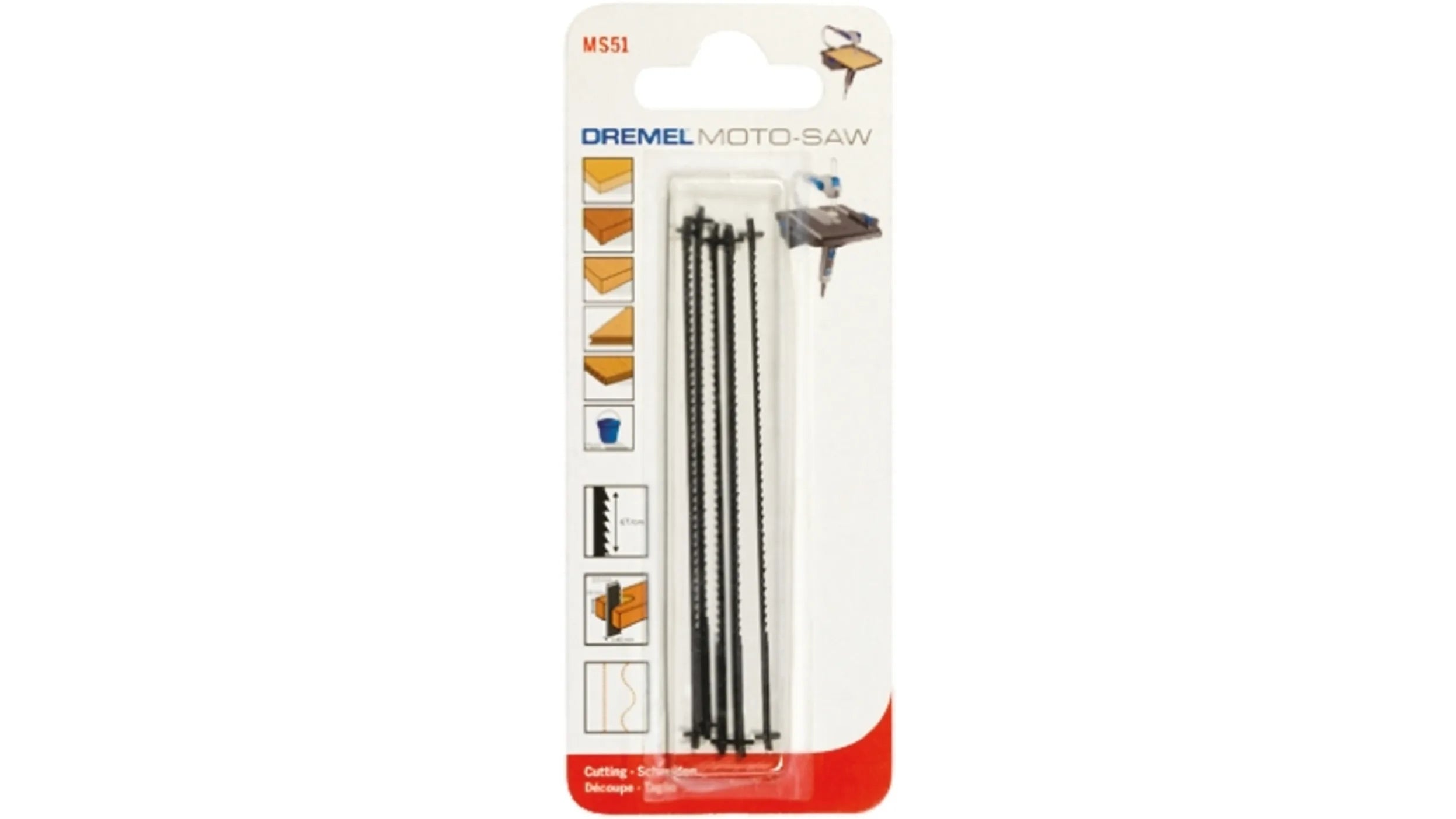 Buy Dremel Moto-Saw General Purpose Wood Cutting Saw Blade MS51 2615MS51JA from Power Tool Services - Image 1 | Best Price