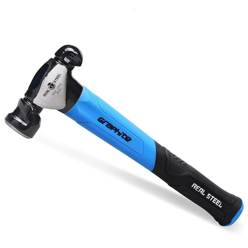 Real Steel Hammer Ball Pein 450g 16oz Graph. Handle Real Steel RSH0504 Power Tool Services