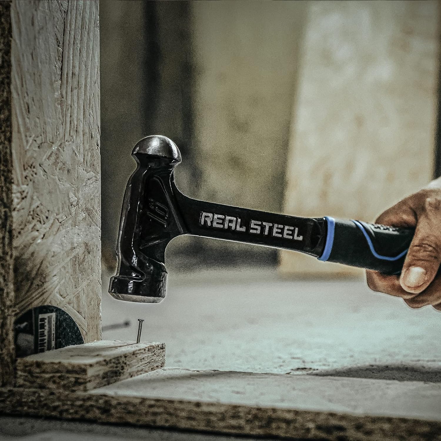 Real Steel Hammer Ball Pein 450g 16oz Ultra Steel Handle Real Steel RSH0518 Power Tool Services