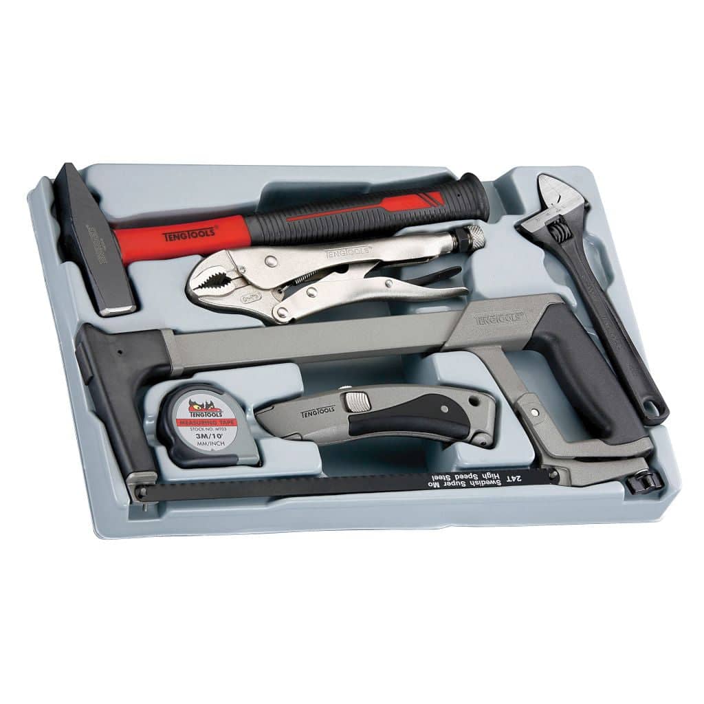 Buy Teng Tools 6PC General Kit with Engineer Hammer from Power Tool Services - Image 1 | Best Price