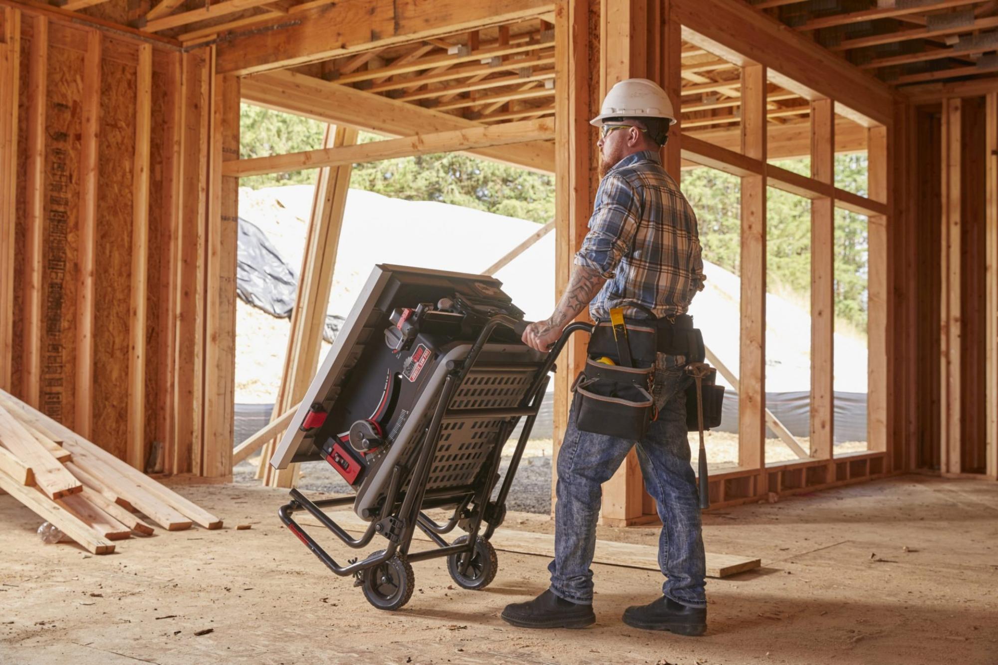 Buy SawStop Jobsite Saw Pro with Mobile Cart JSS230A50I from Power Tool Services - Image 9 | Best Price