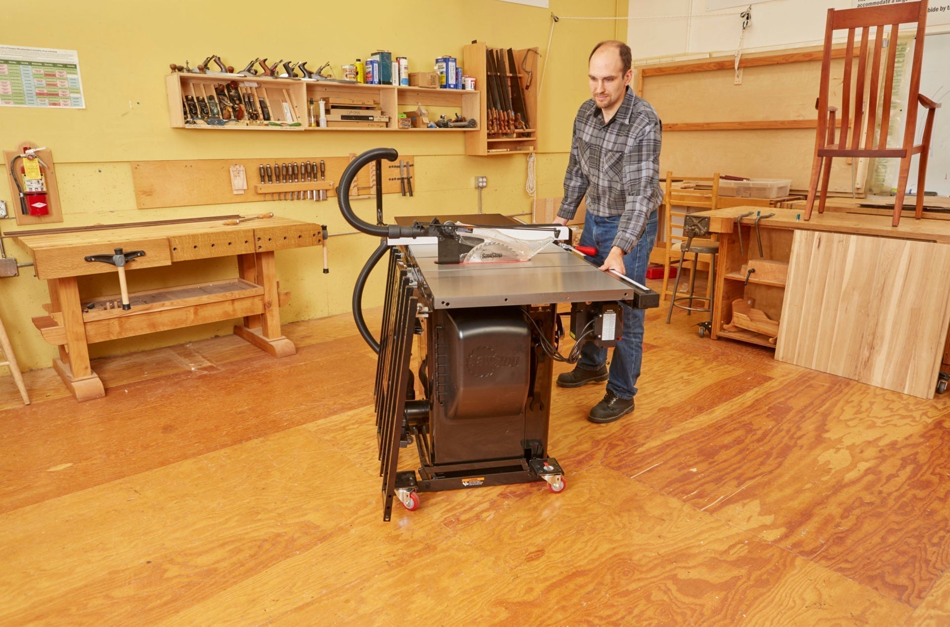 Buy Sawstop Industrial Mobile Base for ICS MB-PCS-IND from Power Tool Services - Image 5 | Best Price