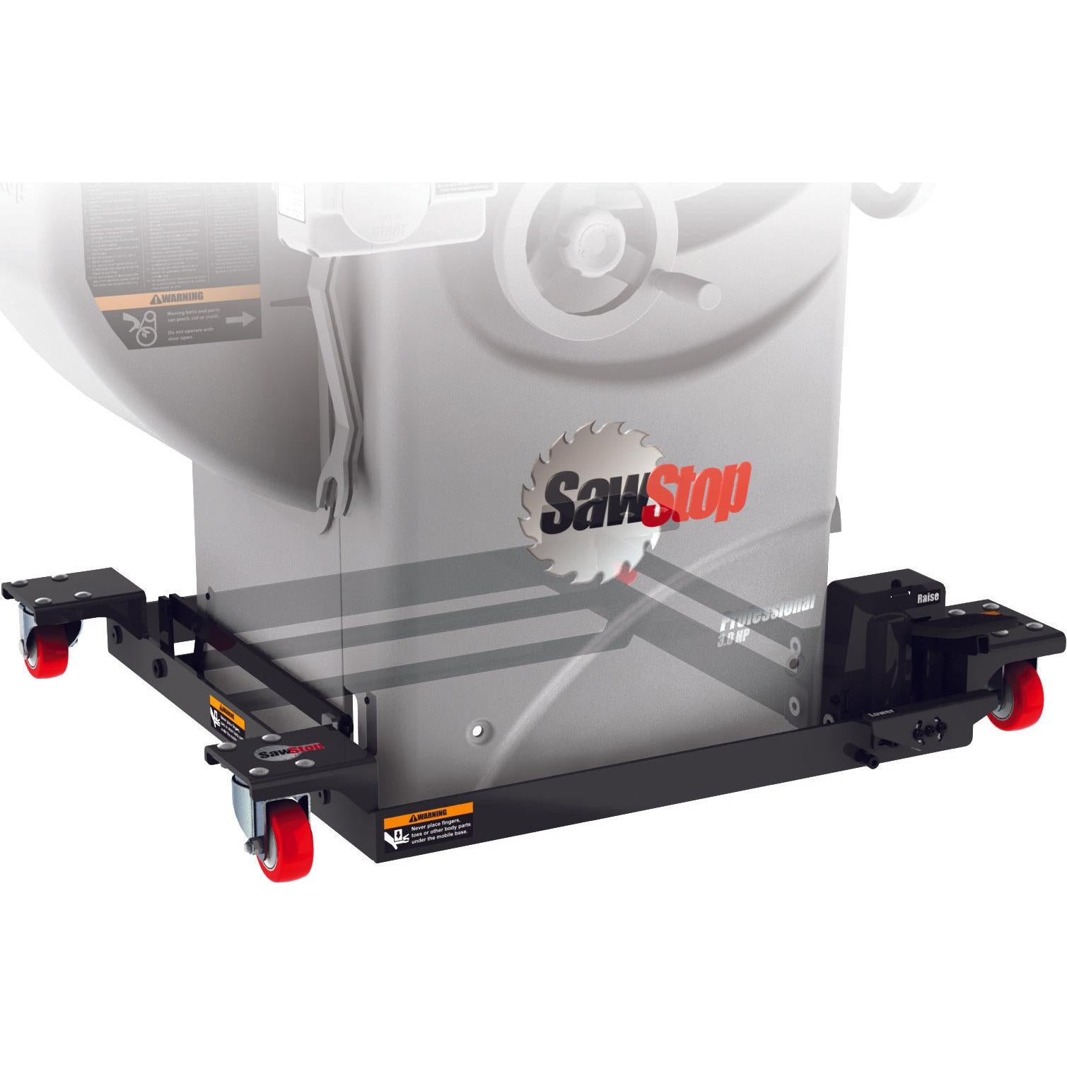 Buy Sawstop Industrial Mobile Base for ICS MB-PCS-IND from Power Tool Services - Image 1 | Best Price