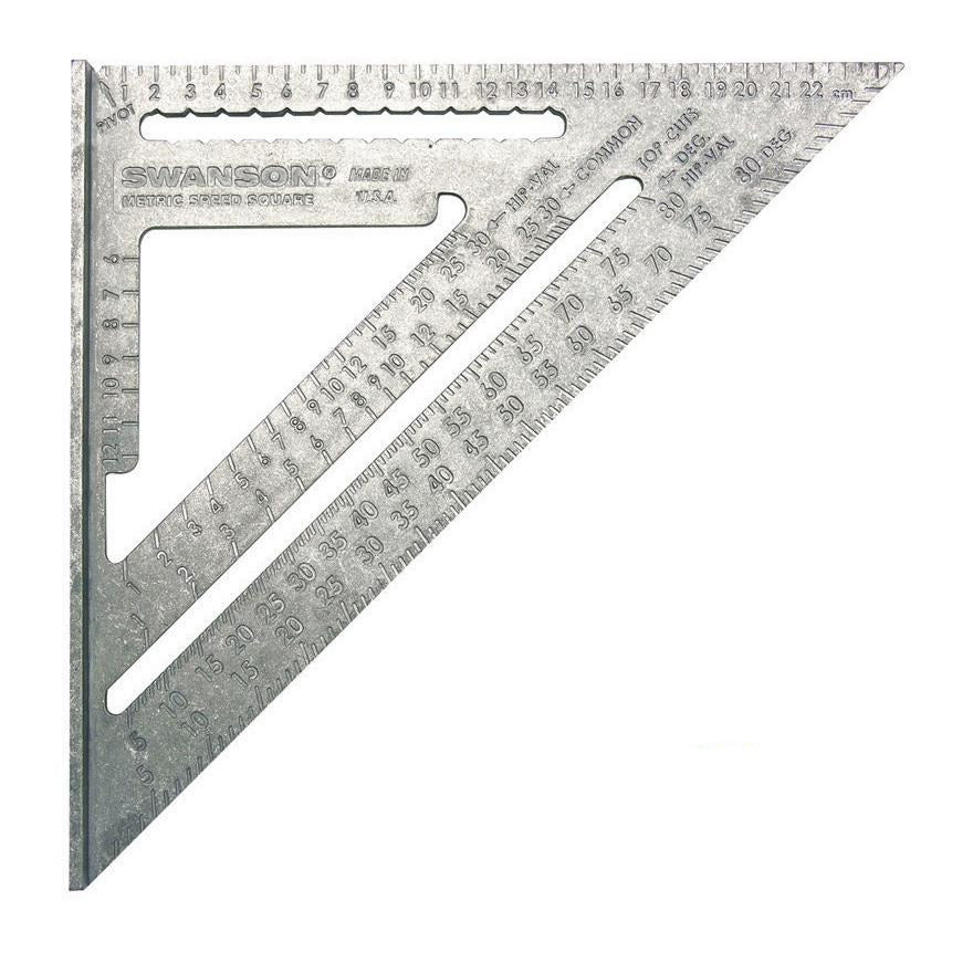 Buy Swanson 25cm Metric Speed Square EU202 from Power Tool Services - Image 2 | Best Price
