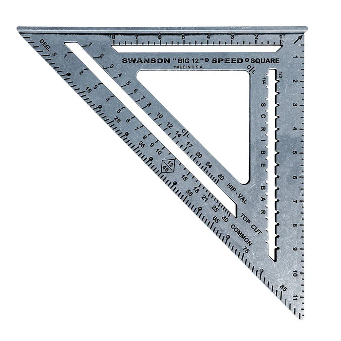 Swanson | Big 12" Speed Square with Layout Bar 2 - Power Tool Services