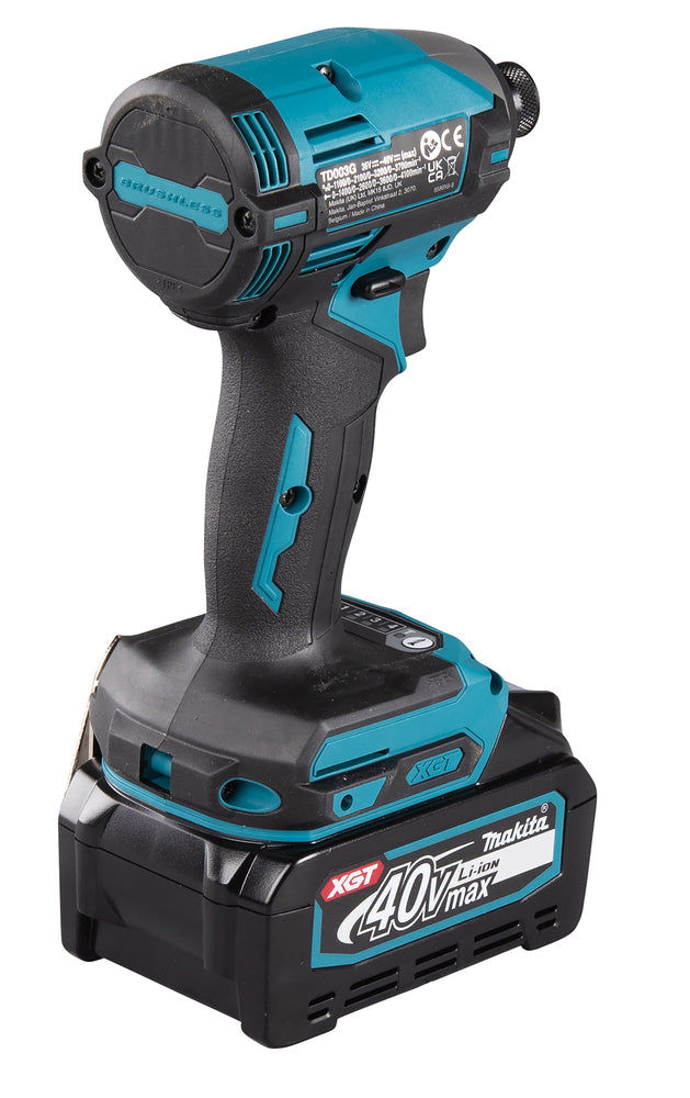 Makita 40V XGT Cordless Brushless Impact Driver TD003GZ 4 - Power Tool Services