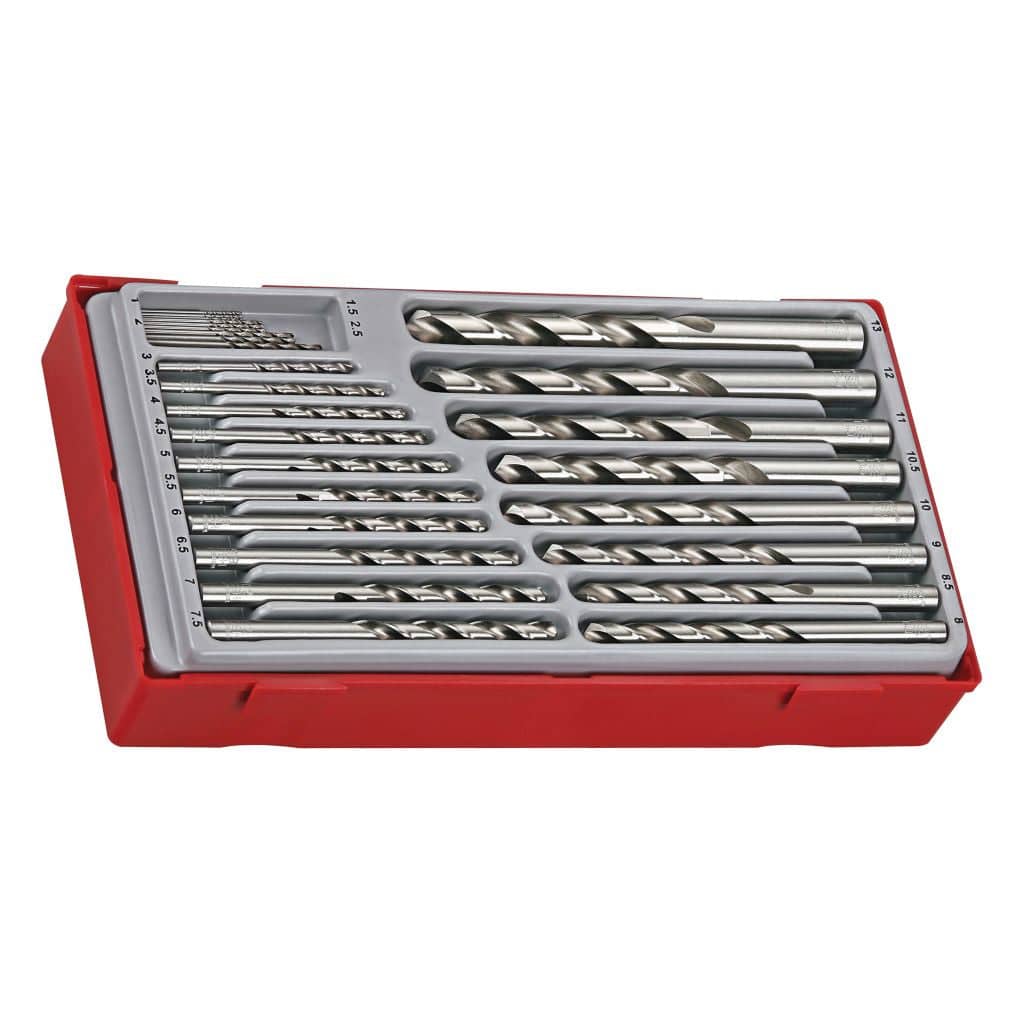 Buy Teng Tools 28PC Drill Bits Set 1-13MM from Power Tool Services - Image 1 | Best Price