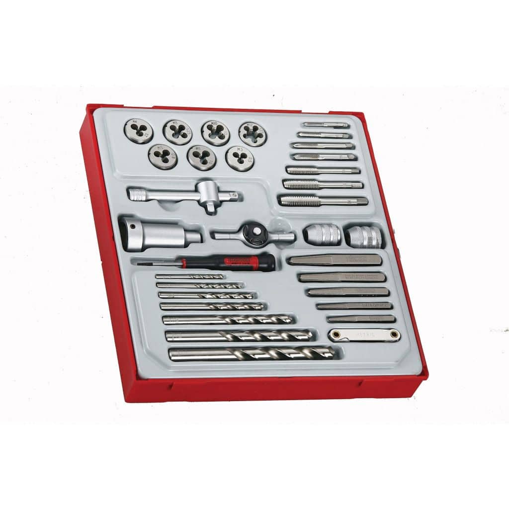 Buy Teng Tools 34PC Tap & Die Tray from Power Tool Services - Image 1 | Best Price